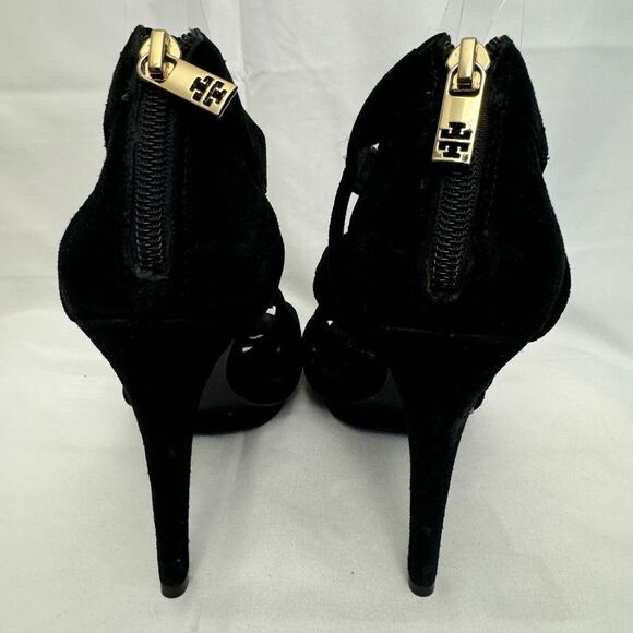Tory Burch Sigourney Cage Heels Black - Picture 5 of 11
